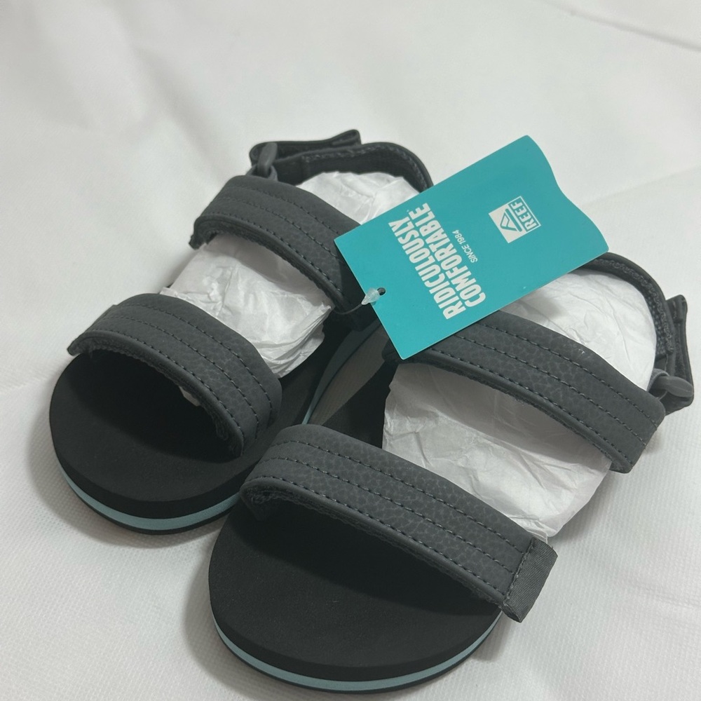 Reef Kids Charcoal Sandals
